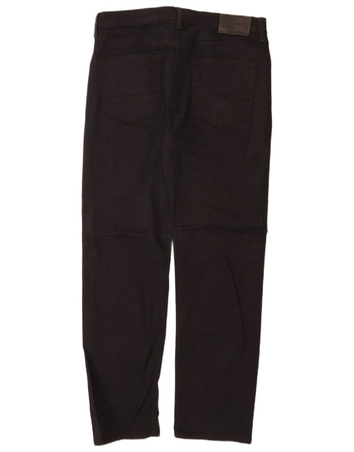 Marks & Spencer Jean droit régulier pour homme W34 L31 coton noir