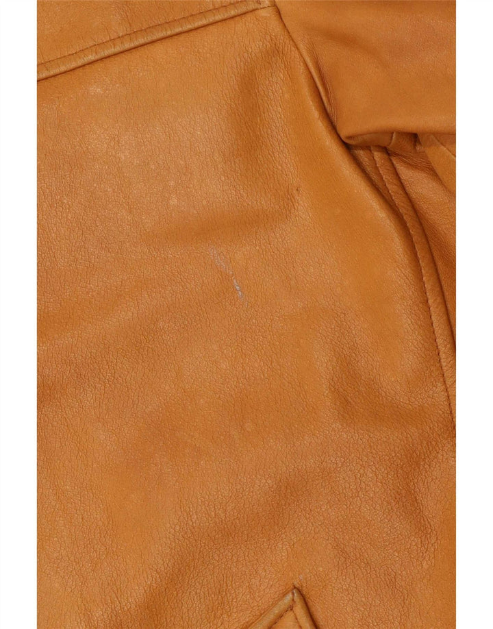 Steve Madden Veste en cuir pour homme UK 42 XL Cuir beige