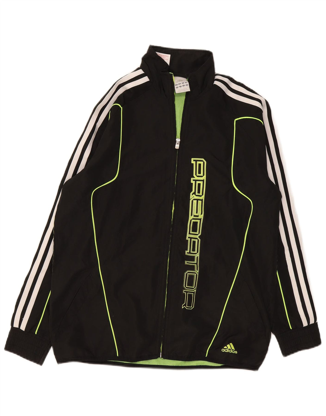 Adidas Veste de survêtement graphique pour garçon 13-14 ans Grand Noir Polyester
