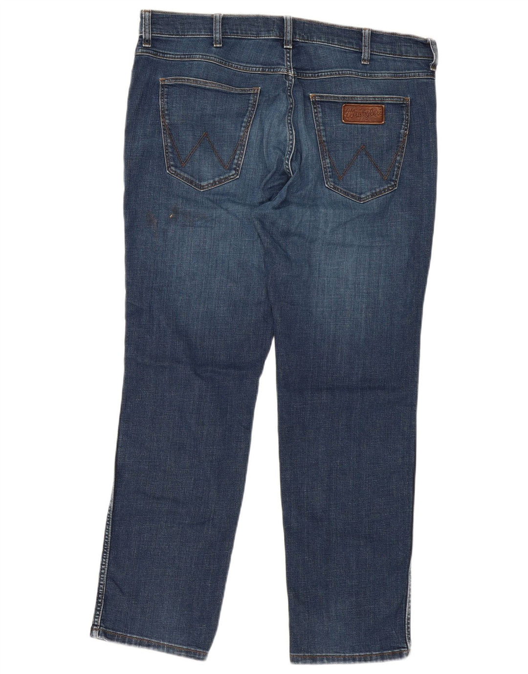 WRANGLER Jean Droit Greensboro W36 L30 Homme Bleu Coton