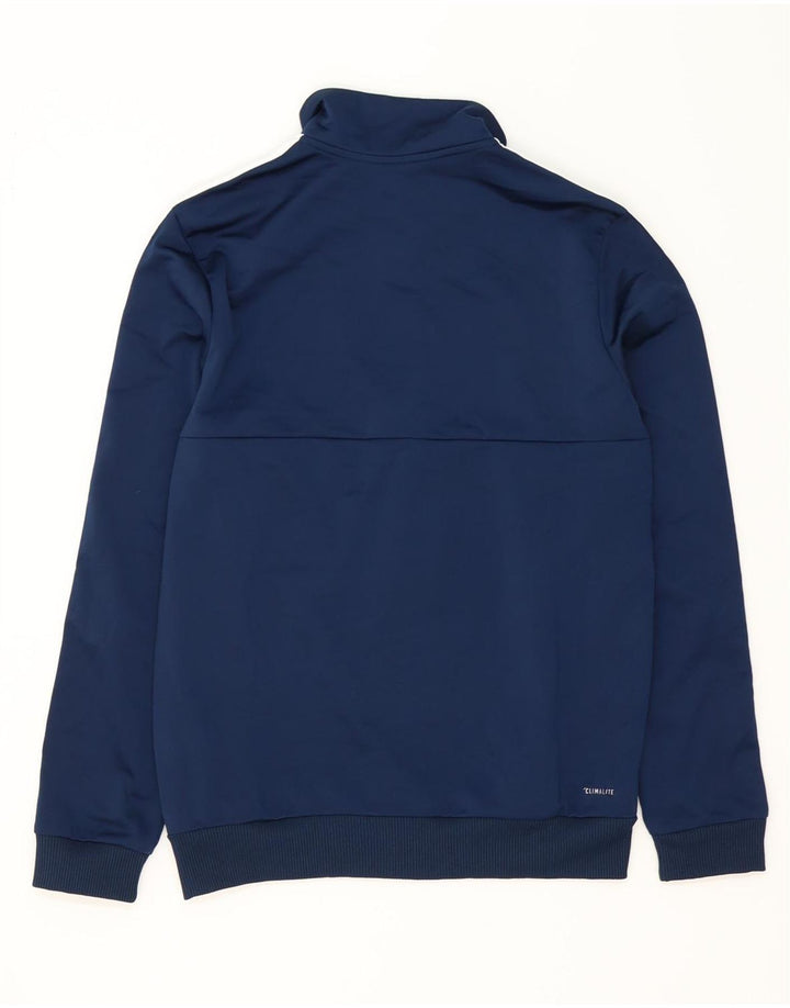 ADIDAS Veste de survêtement Climalite Garçon 13-14 ans Bleu Marine Polyester