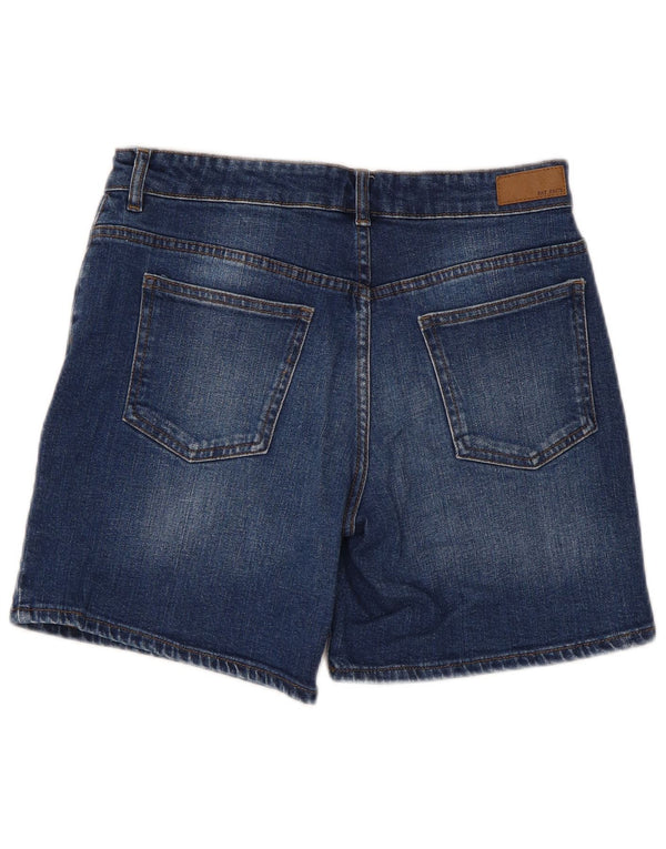 Fat Face Short en jean pour femme UK 10 Small W30 Bleu Coton