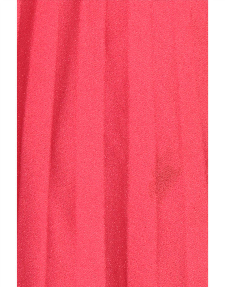 vintage Femme Robe Maxi Sans Manches UK 12 Rose Moyen