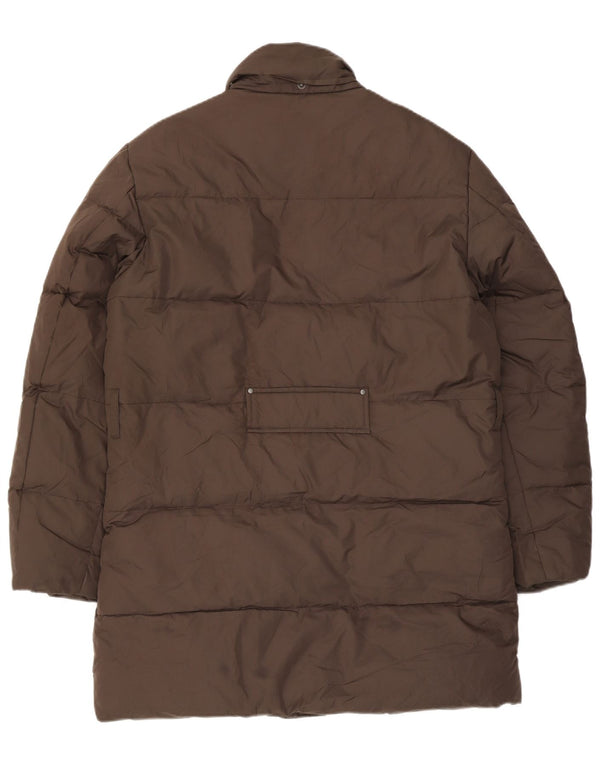 Americanino Mens Padded Coat UK 38 Medium Brown Polyester