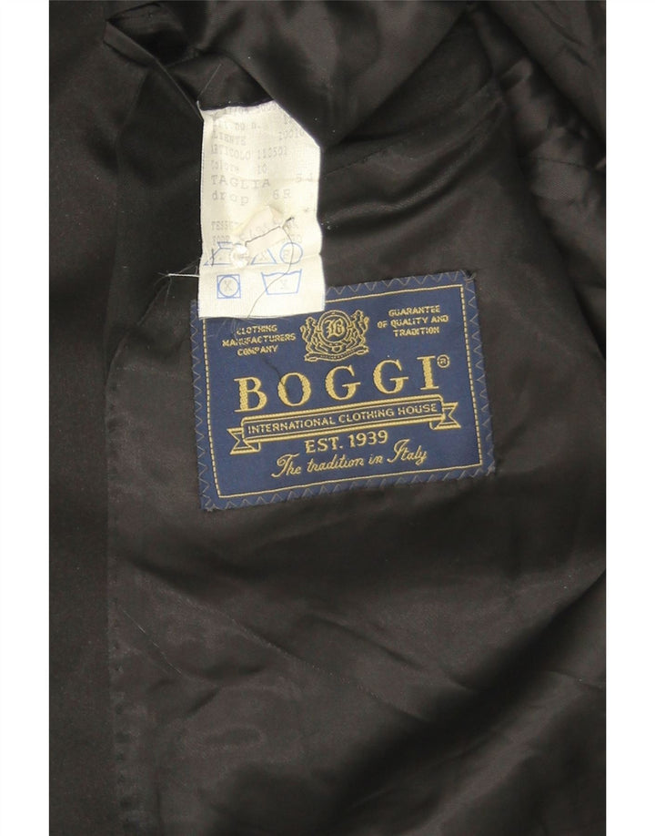 Boggi Veste Blazer 1 Bouton Homme IT 54 2XL Noir