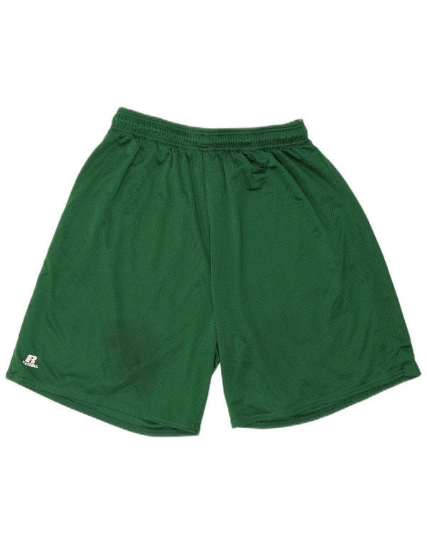 Russell Athletic Short de sport pour homme XL Vert Polyester