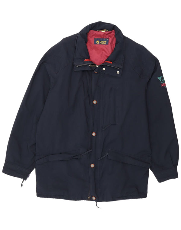 Ciesse Piumini Veste de pluie coupe ample pour homme IT 52 Large Bleu marine Polyester