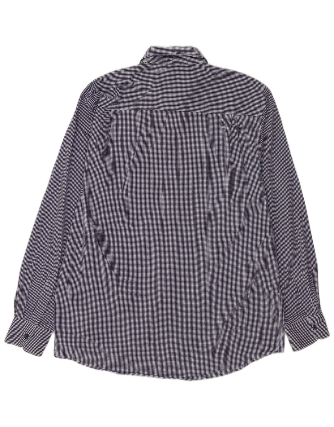 Pierre Cardin Chemise Regular Fit Homme XL Bleu Marine Vichy Polyester
