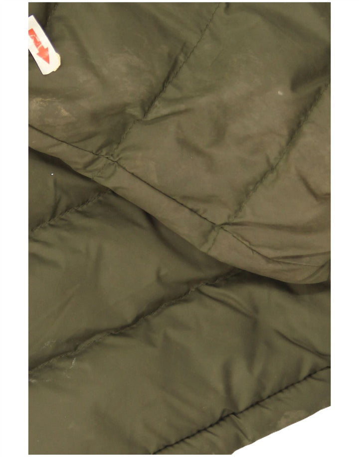 Mountain Warehouse Veste matelassée à capuche pour homme UK 36 Small Kaki Polyester