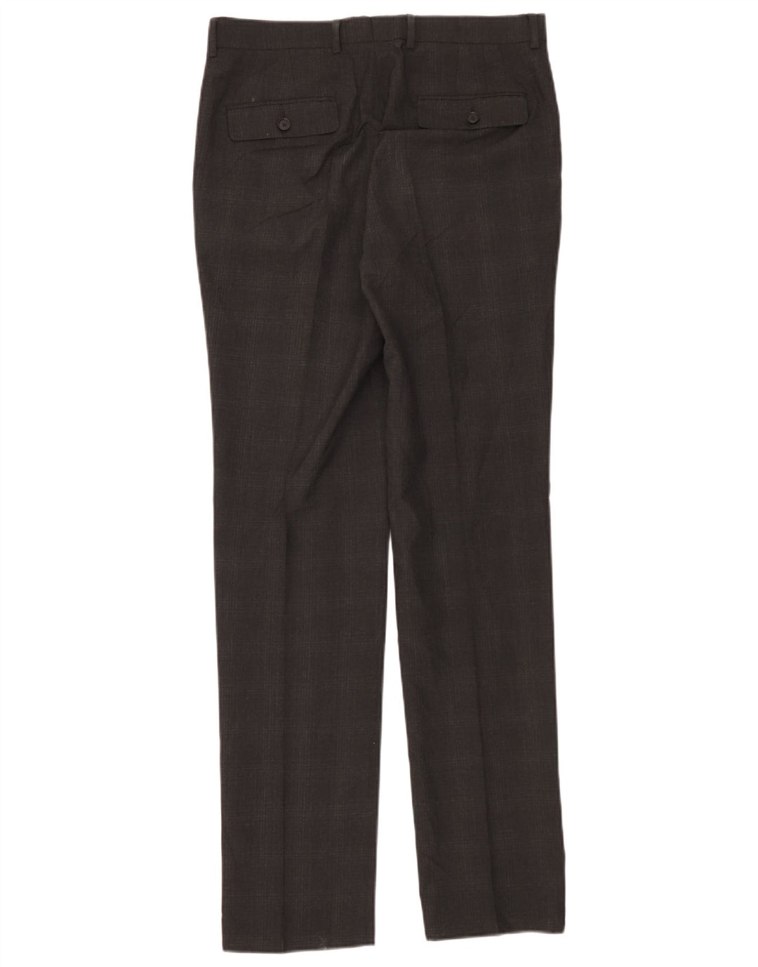 Marks & Spencer Pantalon de costume super slim pour homme W32 L33 Gris à carreaux
