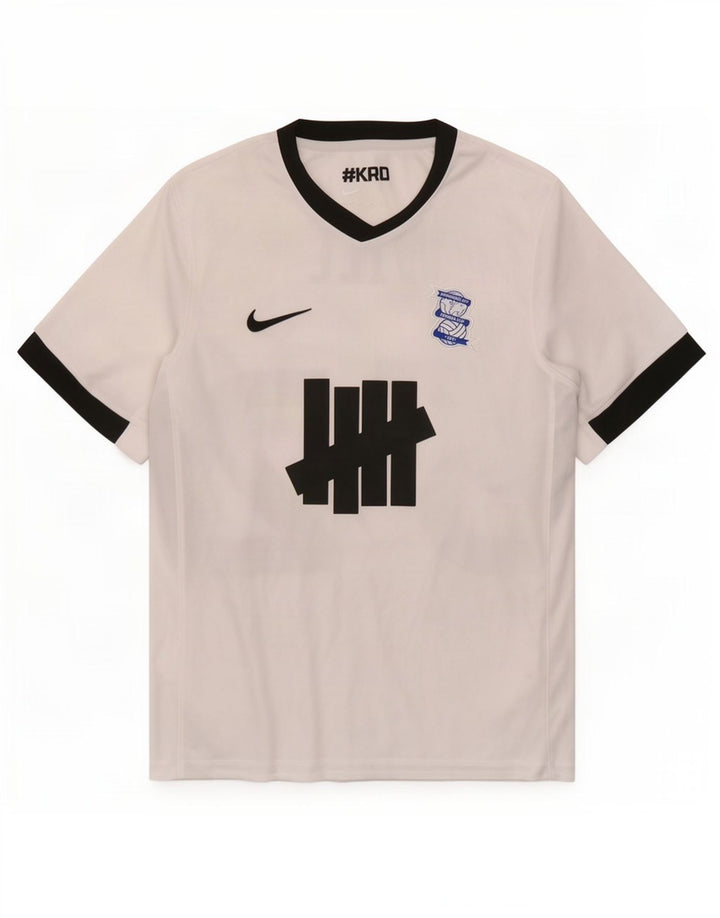Nike Hommes Dri Fit Graphic T-Shirt Top Blanc Colorblock Moyen