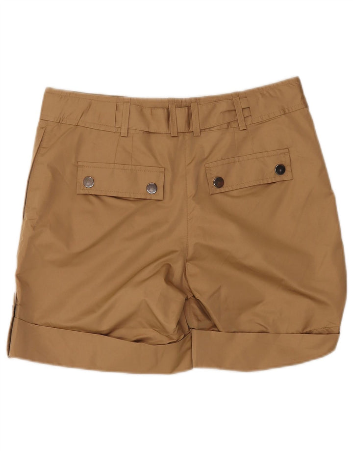 Massimo Dutti Short cargo pour femme EU 40 Medium W30 Beige Polyester