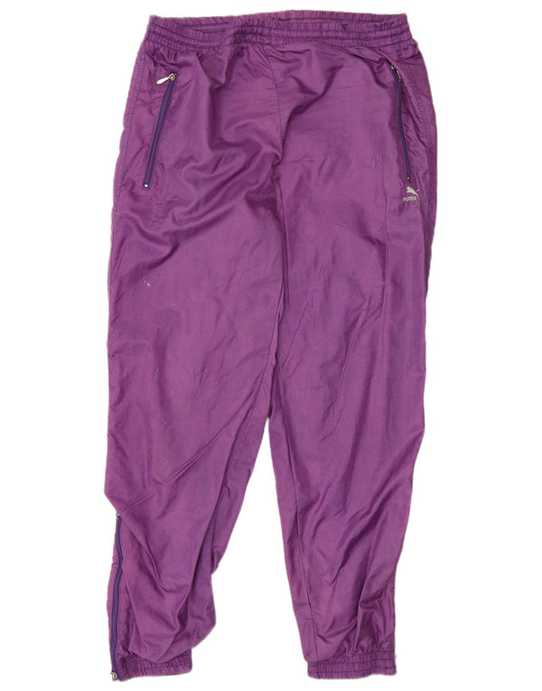 PUMA Mens Tracksuit Trousers Joggers Medium Purple Polyamide