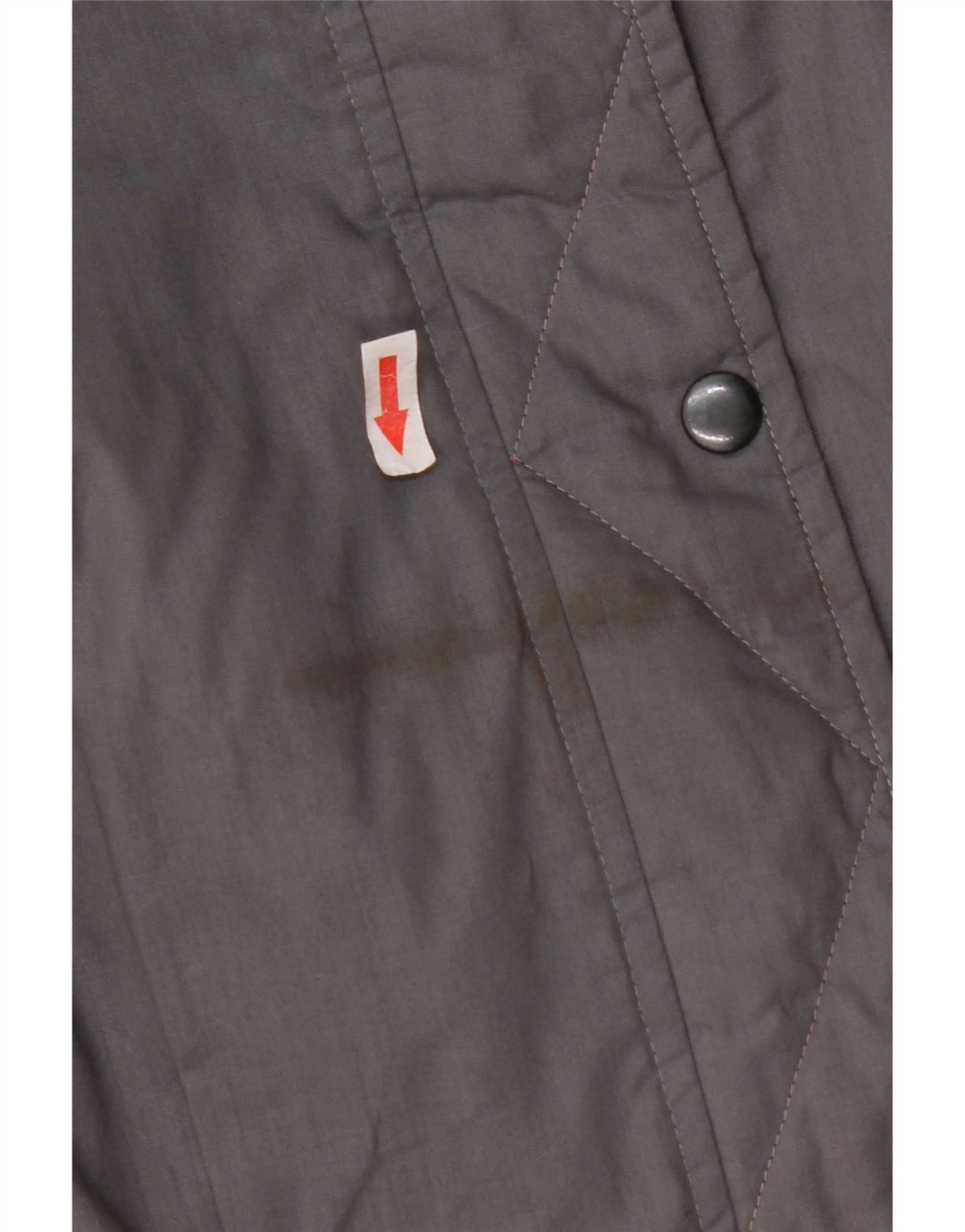 vintage Femmes Surdimensionné Militaire Bomber Jacket IT 48 XL Bleu Marine