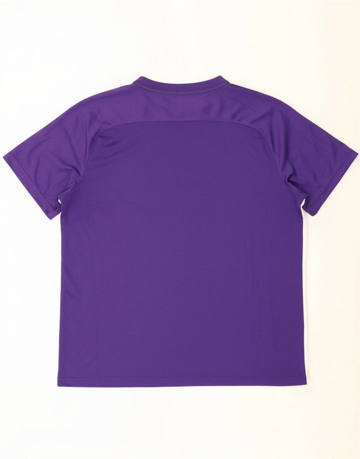 Nike T-shirt Dri Fit pour homme en polyester rayé violet 2XL