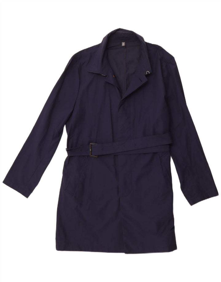 BONOBOS Trench Femme UK 18 XL Bleu Marine Coton