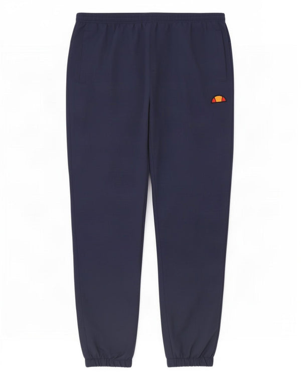 Ellesse Homme Pantalon de Survêtement Graphique Joggers Large Bleu Marine Nylon