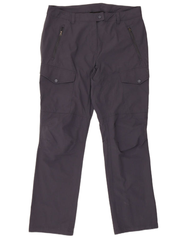 Rohan Pantalon cargo de randonnée pour femme UK 16 Large W36 L31 Bleu marine Polyamide