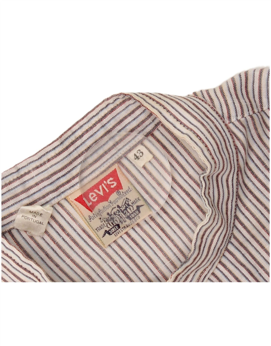 Levi's Chemise Homme Taille 43 Grand Coton Rayé Multicolore