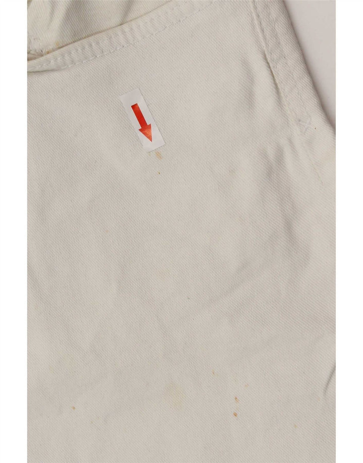 Zara Jean court en détresse pour homme EU 40 Medium W31 L25 Coton blanc