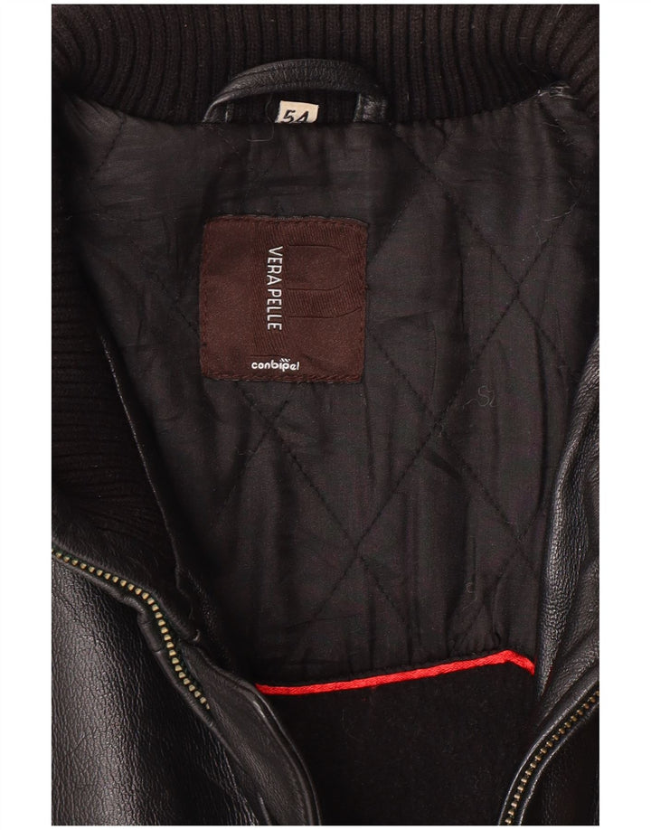 CONBIPEL Veste en Cuir Homme IT 54 XL Cuir Noir