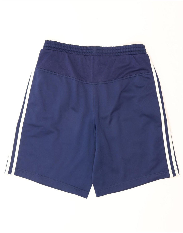 Adidas Short de Sport Garçon 15-16 ans Bleu Marine Polyester