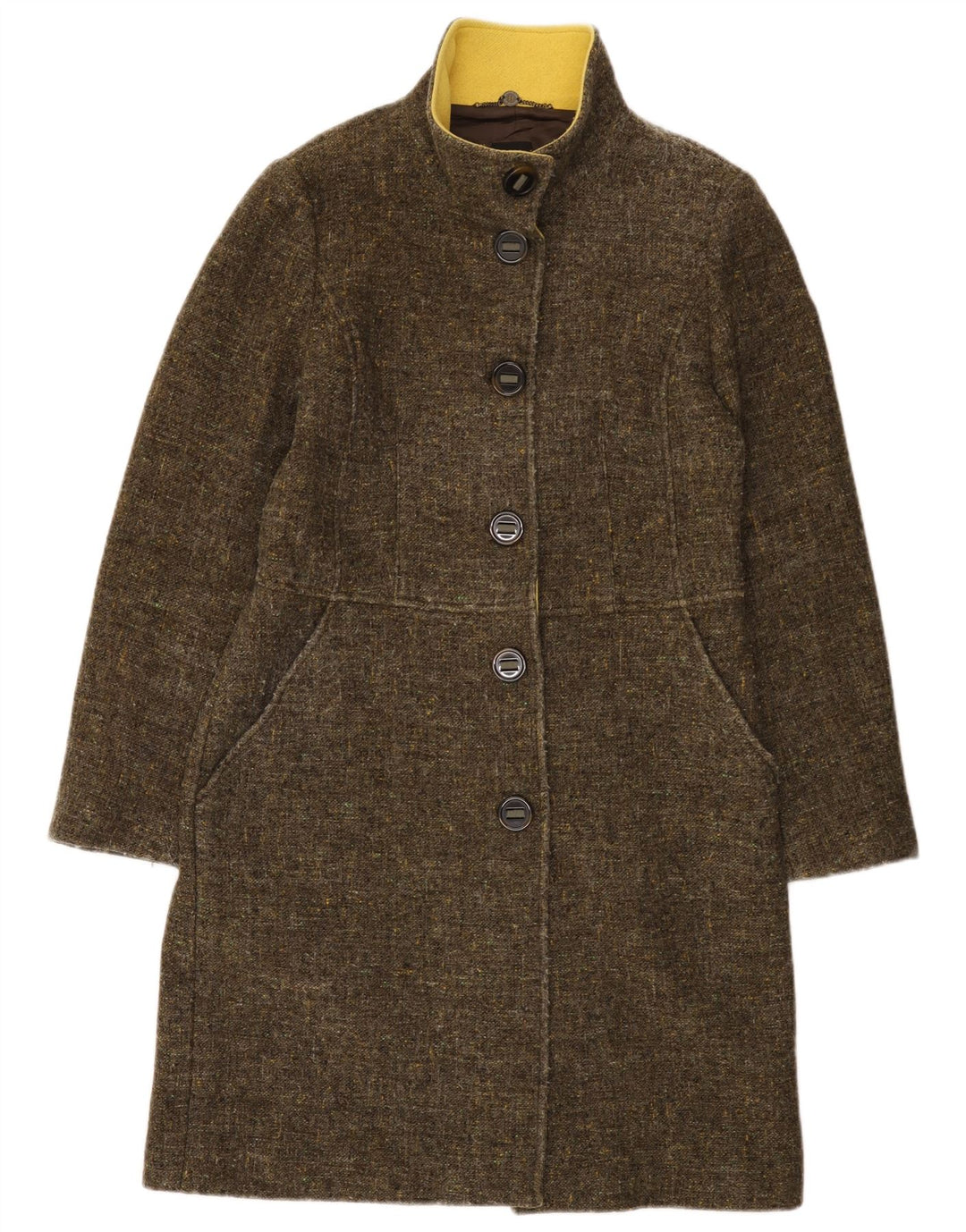 Penny Black Manteau pour Femme UK 42 Laine Vert Moyen