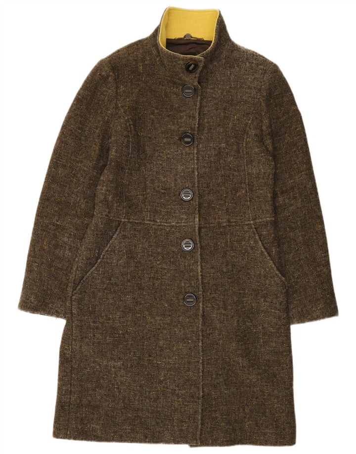 Penny Black Manteau pour Femme UK 42 Laine Vert Moyen