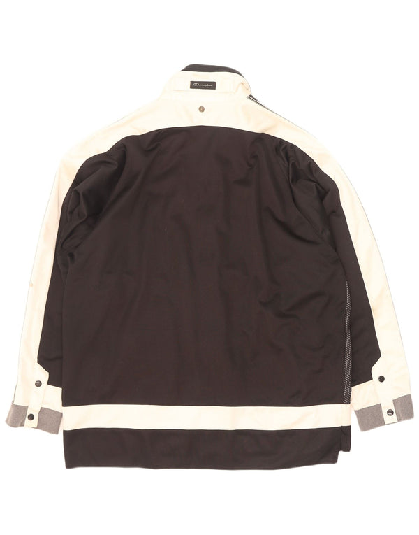 Champion Veste de Survêtement Graphique pour Homme Grand Noir Colorblock