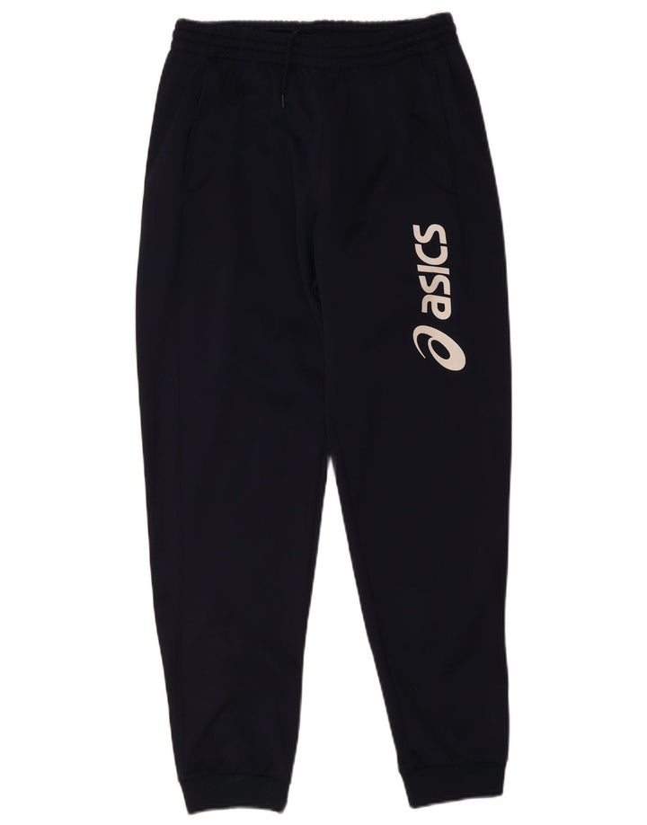 Asics Pantalon De Survêtement Graphique Joggers Homme Bleu Marine Moyen Polyester