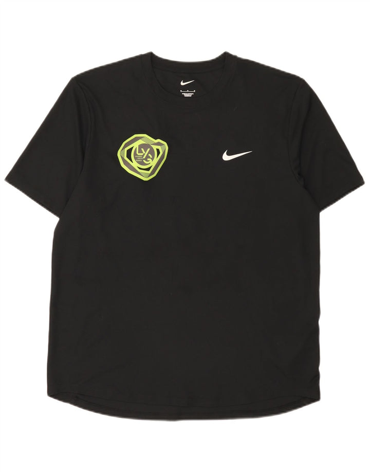 Nike T-shirt graphique pour homme Noir moyen Polyester