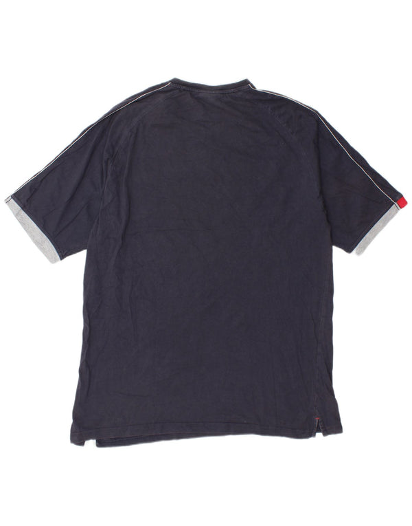 Lotto T-shirt graphique pour homme UK 42/44 XL Bleu marine Coton