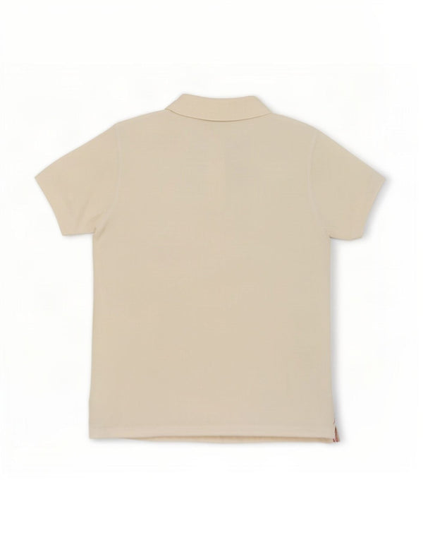 Fat Face Polo Homme Blanc Cassé Moyen Coton