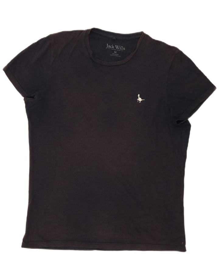 Jack Wills T-Shirt Homme Bleu Marine Moyen Coton