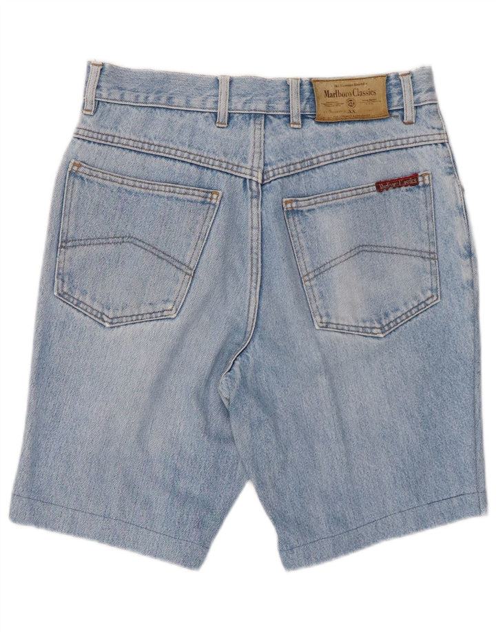 MARLBORO CLASSICS Short en jean vieilli pour homme W29 Petit Bleu
