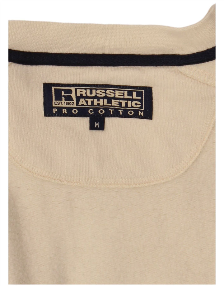 RUSSELL ATHLETIC Sweat-Shirt Homme Blanc Cassé Moyen