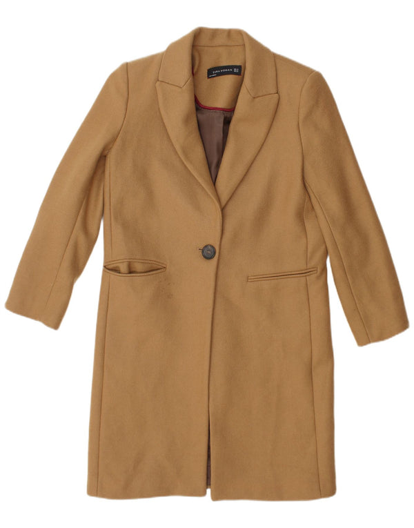 Zara Manteau Femme UK 6 XS Marron