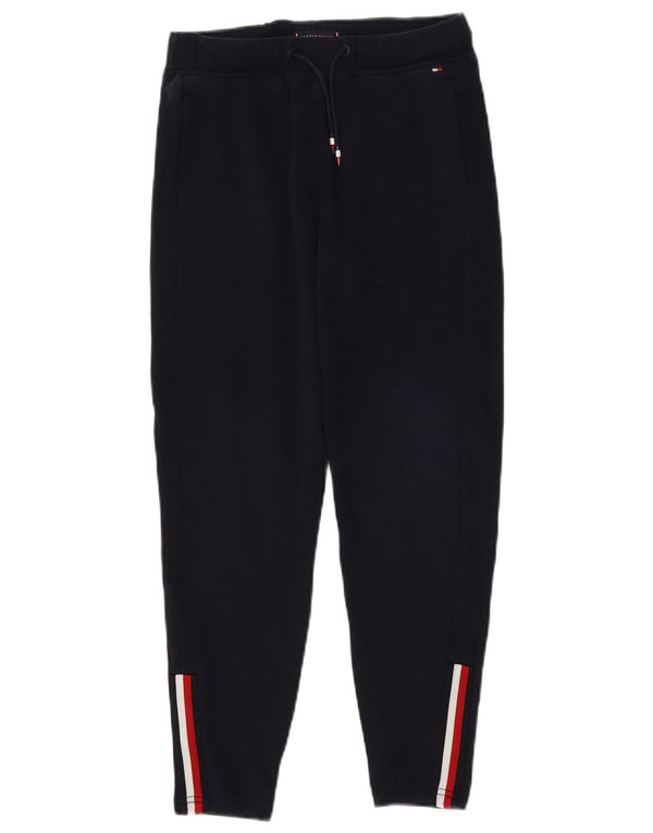 Tommy Hilfiger Pantalon de Survêtement Garçon 11-12 ans Bleu Marine Rayé Coton