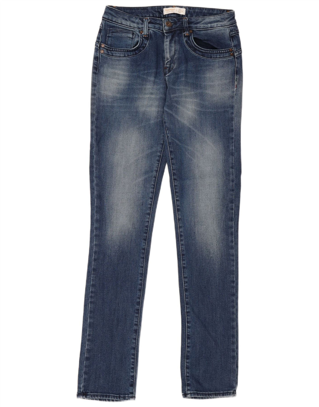Carrera Jean droit 752 coupe droite pour femme IT 44 Medium W30 L32 Bleu