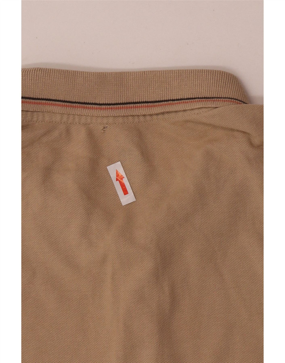 Lee Polo Homme Coupe Regular Grand Coton Rayé Beige