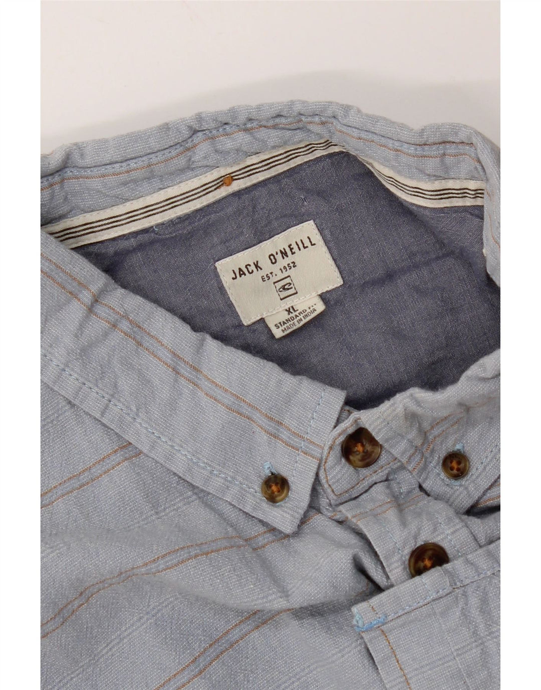 O'Neill Chemise à manches courtes pour homme XL Bleu rayé