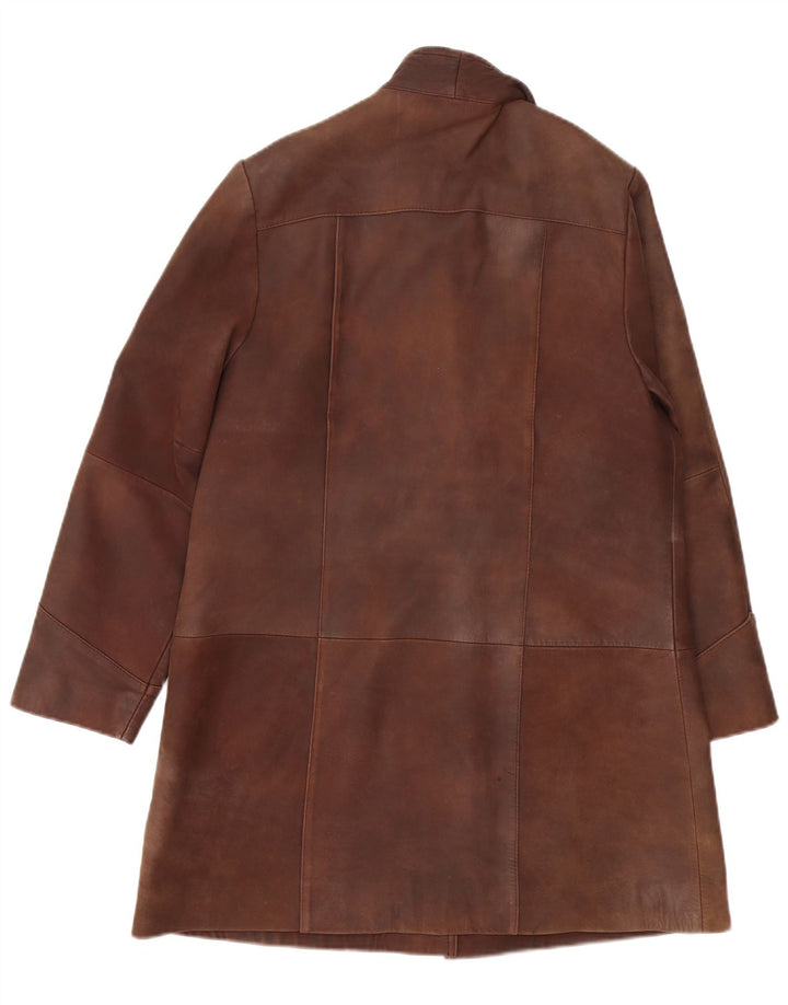 Torus Manteau en cuir pour femme UK 12 Marron moyen