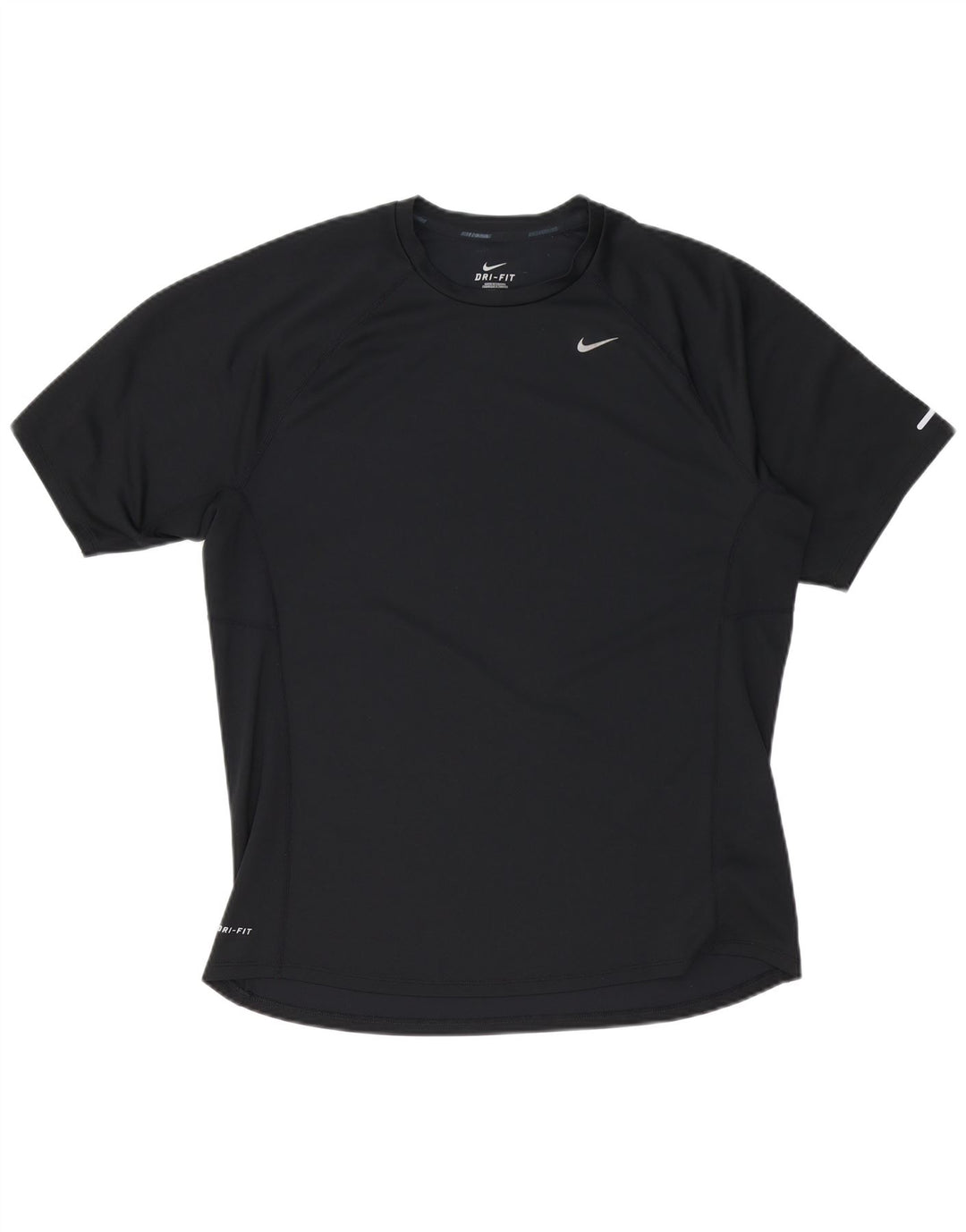 NIKE Hommes Dri Fit T-Shirt Haut Grand Noir Polyester