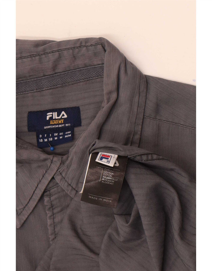 Fila Chemise Homme Gris Moyen Coton