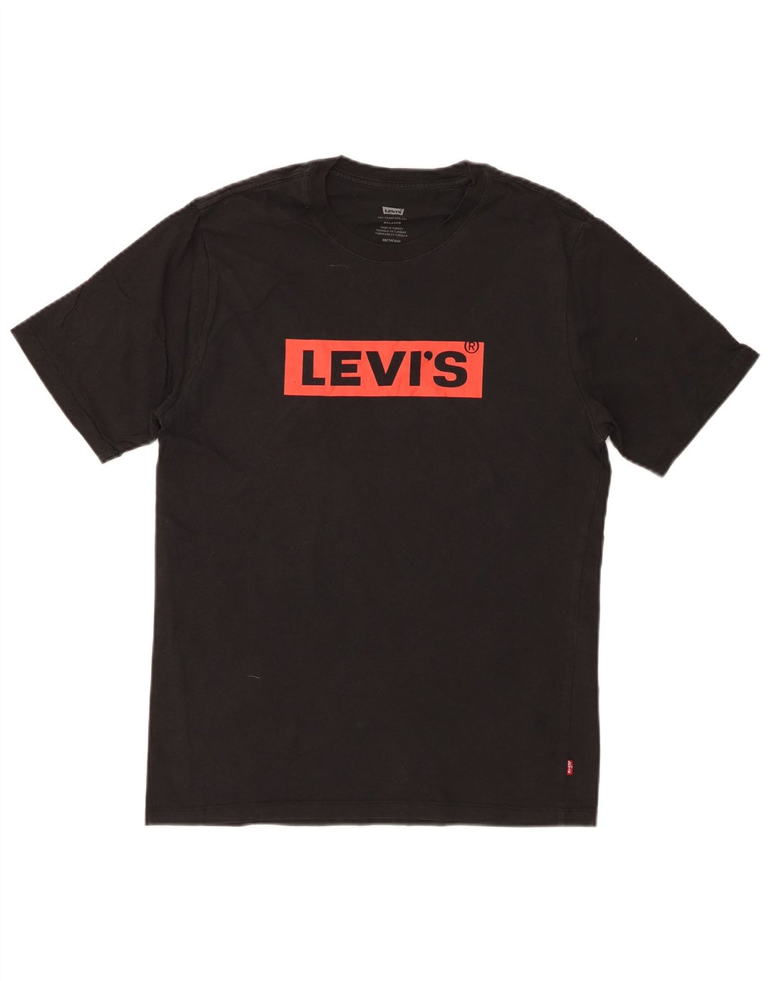 LEVI'S T-Shirt Graphique Coupe Relax Homme XS Noir Coton