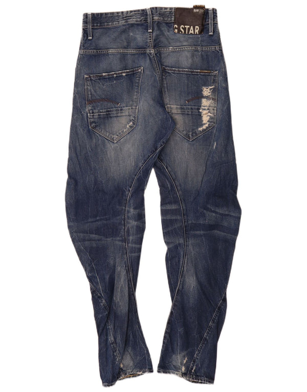 G-Star Hommes Arc Distressed Loose Fit Jean Fuselé W30 L32 Bleu Coton