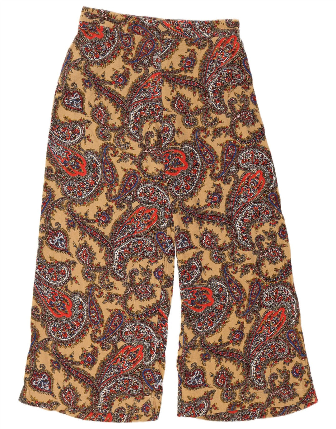 FAT FACE Pantalon Taille Haute Femme UK 12 Medium W30 L27 Multicolore