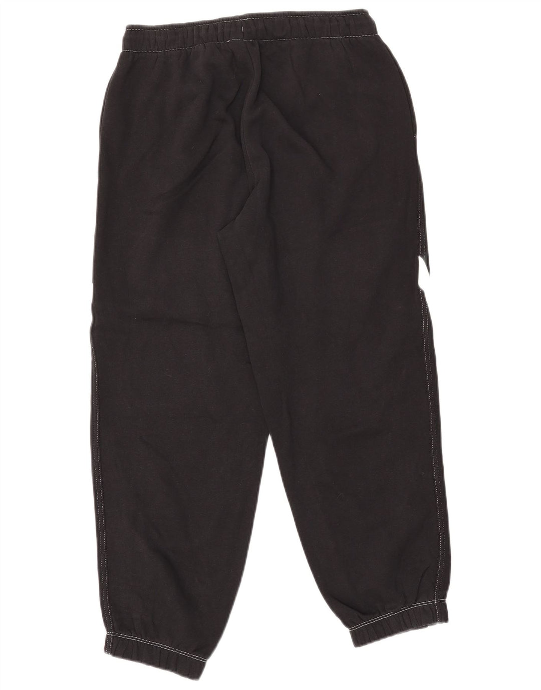 NIKE Pantalon de survêtement graphique pour femme Joggers UK 10 Small Black Cotton