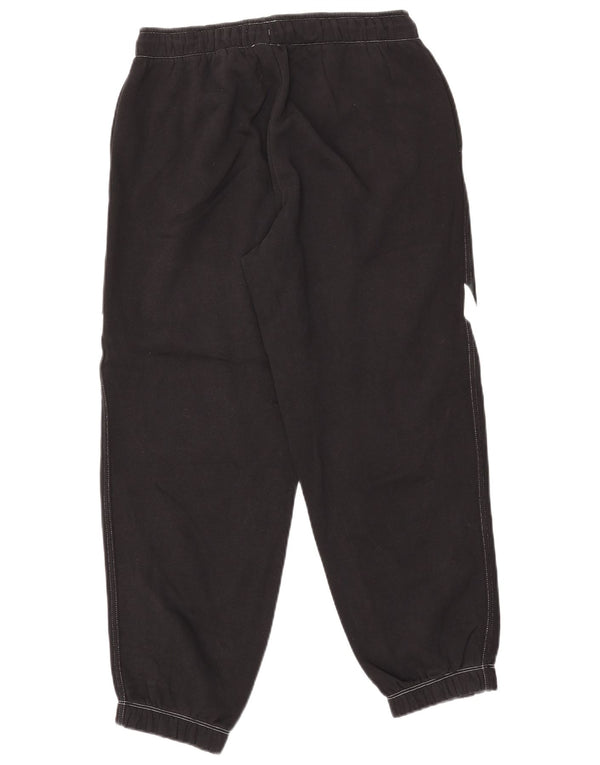 NIKE Pantalon de survêtement graphique pour femme Joggers UK 10 Small Black Cotton