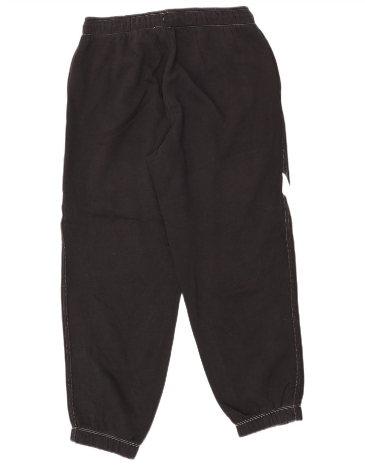 NIKE Pantalon de survêtement graphique pour femme Joggers UK 10 Small Black Cotton